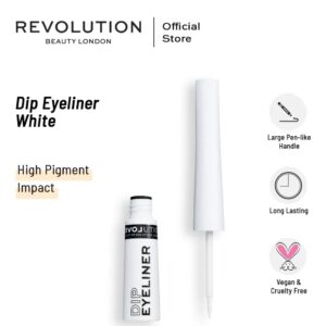 Revolution Dip Eyeliner White High eyeliner